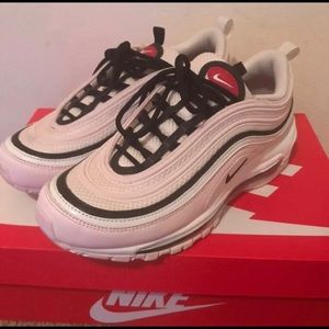 Nike air max 97 pink white and black